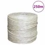 100% sisal rope 4 mm 250 m by , Ropes and metal cords - Ref: Foro24-155010, Price: 38,66 €, Discount: %
