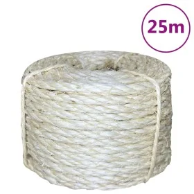 Cuerda 100% sisal 6 mm 25 m de , Sogas y cuerdas metálicas - Ref: Foro24-155012, Precio: 17,06 €, Descuento: %