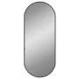 Espejo de pared ovalado negro 60x25 cm de , Espejos - Ref: Foro24-348204, Precio: 31,99 €, Descuento: %