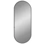 Espejo de pared ovalado negro 60x25 cm de , Espejos - Ref: Foro24-348204, Precio: 31,99 €, Descuento: %