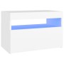 Mueble de TV con luces LED blanco 60x35x40 cm de , Muebles TV - Ref: Foro24-804409, Precio: 46,52 €, Descuento: %