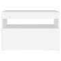 Mueble de TV con luces LED blanco 60x35x40 cm de , Muebles TV - Ref: Foro24-804409, Precio: 46,52 €, Descuento: %