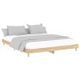 Estructura de cama madera de ingeniería roble Sonoma 140x200 cm de , Camas y somieres - Ref: Foro24-832040, Precio: 120,38 €,...