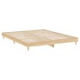 Estructura de cama madera de ingeniería roble Sonoma 140x200 cm de , Camas y somieres - Ref: Foro24-832040, Precio: 120,38 €,...