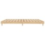 Estructura de cama madera de ingeniería roble Sonoma 140x200 cm de , Camas y somieres - Ref: Foro24-832040, Precio: 120,38 €,...