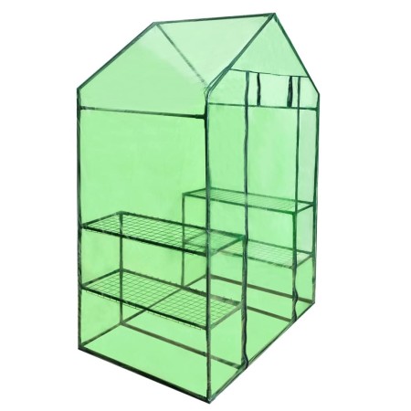 Invernadero doméstico con 4 estantes de vidaXL, Invernaderos - Ref: Foro24-41545, Precio: 76,92 €, Descuento: %