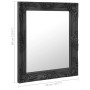 Espejo de pared estilo barroco negro 50x60 cm en Espejos | Comprar online en Foru.es