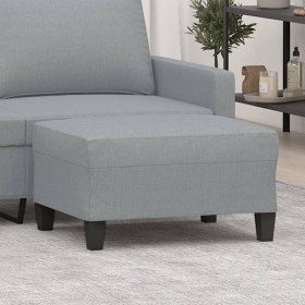 Reposapiés de tela gris claro 70x55x41 cm de , Otomanas - Ref: Foro24-349347, Precio: 64,87 €, Descuento: %