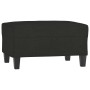 Reposapiés de tela negro 70x55x41 cm de , Otomanas - Ref: Foro24-349351, Precio: 66,76 €, Descuento: %