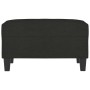 Reposapiés de tela negro 70x55x41 cm de , Otomanas - Ref: Foro24-349351, Precio: 66,76 €, Descuento: %