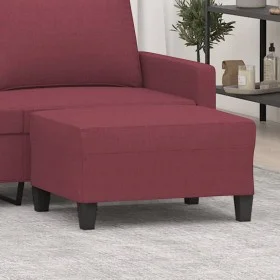 Reposapiés de tela rojo tinto 70x55x41 cm de , Otomanas - Ref: Foro24-349353, Precio: 58,83 €, Descuento: %