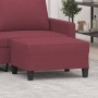 Reposapiés de tela rojo tinto 70x55x41 cm de , Otomanas - Ref: Foro24-349353, Precio: 59,11 €, Descuento: %