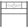 Cabecero de metal negro 80 cm de , Cabeceros y pies de cama - Ref: Foro24-355294, Precio: 23,78 €, Descuento: %