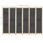 Biombo divisor de 6 paneles de tela gris 240x170x4 cm de , Divisores de ambientes - Ref: Foro24-248178, Precio: 78,48 €, Desc...