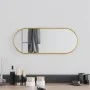 Espejo de pared ovalado dorado 50x20 cm by , Mirrors - Ref: Foro24-348196, Price: 27,54 €, Discount: %