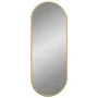 Espejo de pared ovalado dorado 50x20 cm by , Mirrors - Ref: Foro24-348196, Price: 27,54 €, Discount: %