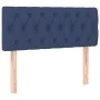 Kopfteil aus blauem Stoff mit LED 90x7x78/88 cm von , Kopf- und Fußteile - Ref: Foro24-3121936, Preis: 55,33 €, Rabatt: %