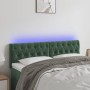 Cabecero con LED de terciopelo gris oscuro 160x7x78/88 cm de , Cabeceros y pies de cama - Ref: Foro24-3122005, Precio: 83,51 ...