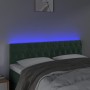 Cabecero con LED de terciopelo gris oscuro 160x7x78/88 cm de , Cabeceros y pies de cama - Ref: Foro24-3122005, Precio: 83,51 ...