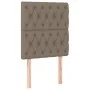 Box spring bed with taupe gray fabric mattress 80x200 cm by , Beds and slatted bases - Ref: Foro24-3128161, Price: 392,61 €, ...