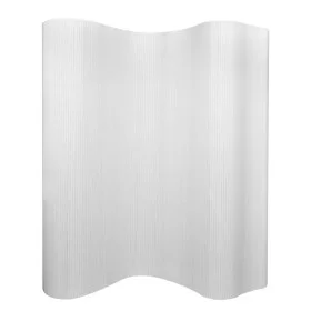 Biombo divisor bambú blanco 250x165 cm de vidaXL, Divisores de ambientes - Ref: Foro24-241670, Precio: 69,10 €, Descuento: %