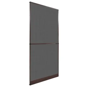 Mosquitera con bisagras para puertas marrón 100x215 cm de vidaXL, Puertas para el hogar - Ref: Foro24-141564, Precio: 41,09 €...