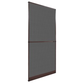 Mosquitera con bisagras para puertas marrón 100x215 cm de vidaXL, Puertas para el hogar - Ref: Foro24-141564, Precio: 48,56 €...