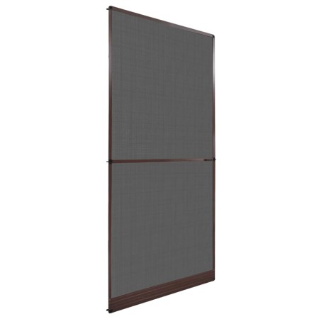 Mosquitera con bisagras para puertas marrón 100x215 cm de vidaXL, Puertas para el hogar - Ref: Foro24-141564, Precio: 48,56 €...