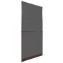 Mosquitera con bisagras para puertas marrón 100x215 cm de vidaXL, Puertas para el hogar - Ref: Foro24-141564, Precio: 48,56 €...
