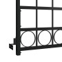 Puerta de jardín con arco de acero negro 89x200 cm de , Puertas de jardín - Ref: Foro24-145750, Precio: 146,40 €, Descuento: %