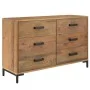 Aparador de madera maciza de pino marrón 110x35x70 cm de , Aparadores - Ref: Foro24-349921, Precio: 259,59 €, Descuento: %