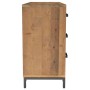 Aparador de madera maciza de pino marrón 110x35x70 cm de , Aparadores - Ref: Foro24-349921, Precio: 275,36 €, Descuento: %