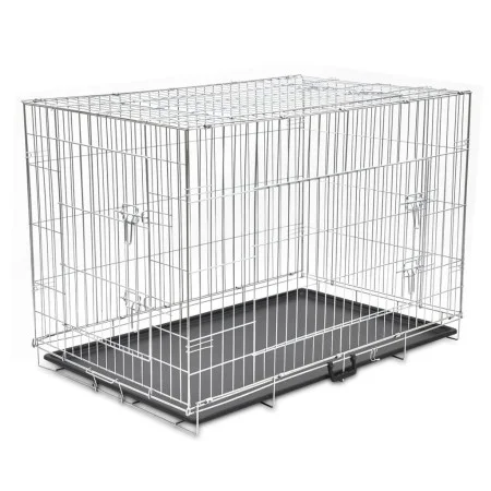 Jaula para perros plegable de metal XXL de vidaXL, Transportines y cajas para mascotas - Ref: Foro24-170219, Precio: 148,15 €...