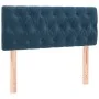 Cabecero con LED de terciopelo azul oscuro 100x7x78/88 cm de , Cabeceros y pies de cama - Ref: Foro24-3121994, Precio: 66,48 ...