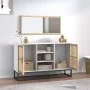 Aparador de madera contrachapada blanco 105x30x65 cm de , Aparadores - Ref: Foro24-352118, Precio: 115,06 €, Descuento: %