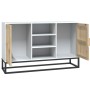 Aparador de madera contrachapada blanco 105x30x65 cm de , Aparadores - Ref: Foro24-352118, Precio: 117,21 €, Descuento: %