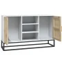 Aparador de madera contrachapada blanco 105x30x65 cm de , Aparadores - Ref: Foro24-352118, Precio: 115,06 €, Descuento: %