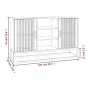 Aparador de madera contrachapada blanco 105x30x65 cm de , Aparadores - Ref: Foro24-352118, Precio: 115,06 €, Descuento: %