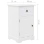 Mesita de noche MDF y madera de pino 35x32x59 cm de vidaXL, Mesitas de noche - Ref: Foro24-245757, Precio: 90,46 €, Descuento: %