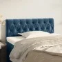 Cabecero de terciopelo azul oscuro 100x7x78/88 cm de , Cabeceros y pies de cama - Ref: Foro24-346338, Precio: 58,47 €, Descue...