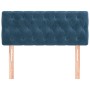 Cabecero de terciopelo azul oscuro 100x7x78/88 cm de , Cabeceros y pies de cama - Ref: Foro24-346338, Precio: 59,59 €, Descue...