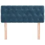 Dunkelblaues Samtkopfteil 100x7x78/88 cm von , Kopf- und Fußteile - Ref: Foro24-346338, Preis: 58,47 €, Rabatt: %