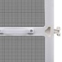 Mosquitera con bisagras para puertas blanca 100x215 cm de vidaXL, Puertas para el hogar - Ref: Foro24-141563, Precio: 44,50 €...