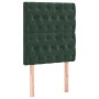 Cama box spring con colchón terciopelo verde oscuro 80x200 cm de , Camas y somieres - Ref: Foro24-3129360, Precio: 340,14 €, ...
