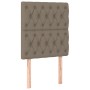 Cama box spring colchón y luces LED gris taupe 80x200 cm de , Camas y somieres - Ref: Foro24-3135633, Precio: 359,04 €, Descu...