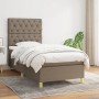 Cama box spring con colchón tela gris taupe 80x200 cm de , Camas y somieres - Ref: Foro24-3142533, Precio: 352,64 €, Descuent...