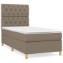Cama box spring con colchón tela gris taupe 80x200 cm de , Camas y somieres - Ref: Foro24-3142533, Precio: 352,64 €, Descuent...