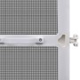 Mosquitera con bisagras para puertas blanca 120x240 cm de vidaXL, Puertas para el hogar - Ref: Foro24-141565, Precio: 49,08 €...