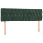 Cabeceros 2 unidades de terciopelo verde oscuro 80x7x78/88 cm de , Cabeceros y pies de cama - Ref: Foro24-346365, Precio: 82,...