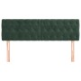 Cabeceros 2 unidades de terciopelo verde oscuro 80x7x78/88 cm de , Cabeceros y pies de cama - Ref: Foro24-346365, Precio: 80,...